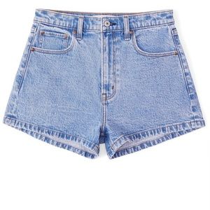 Abercrombie and Fitch mom denim shorts